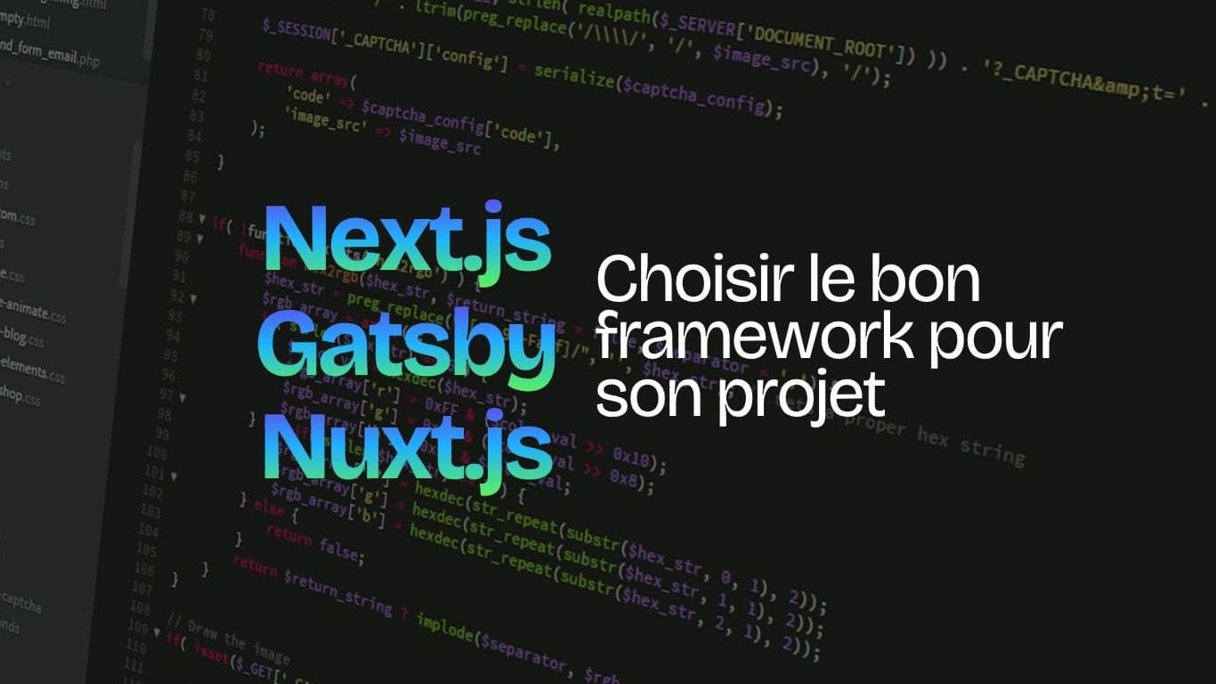 Comparatif des framework